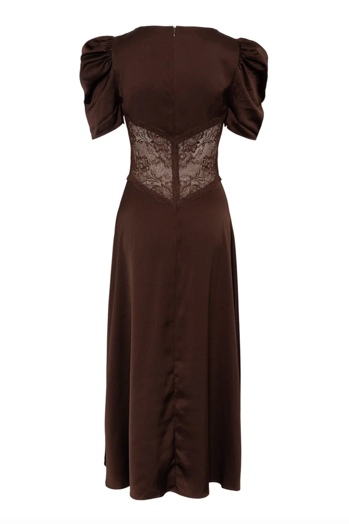 Topp - Francis Lace Midi Dress Espresso