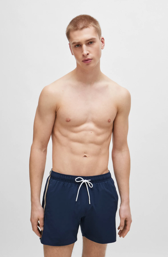Badeshorts - Iconic Swim Shorts With Signature Stripe