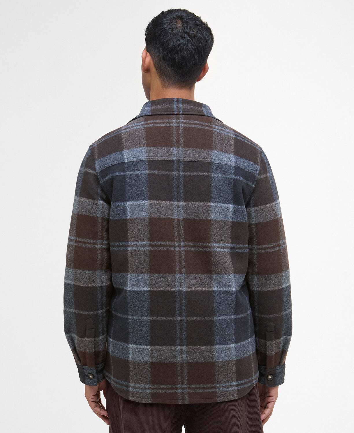 Skjorte - Chapter Tailored Check Overshirt Midnight Oak Tartan