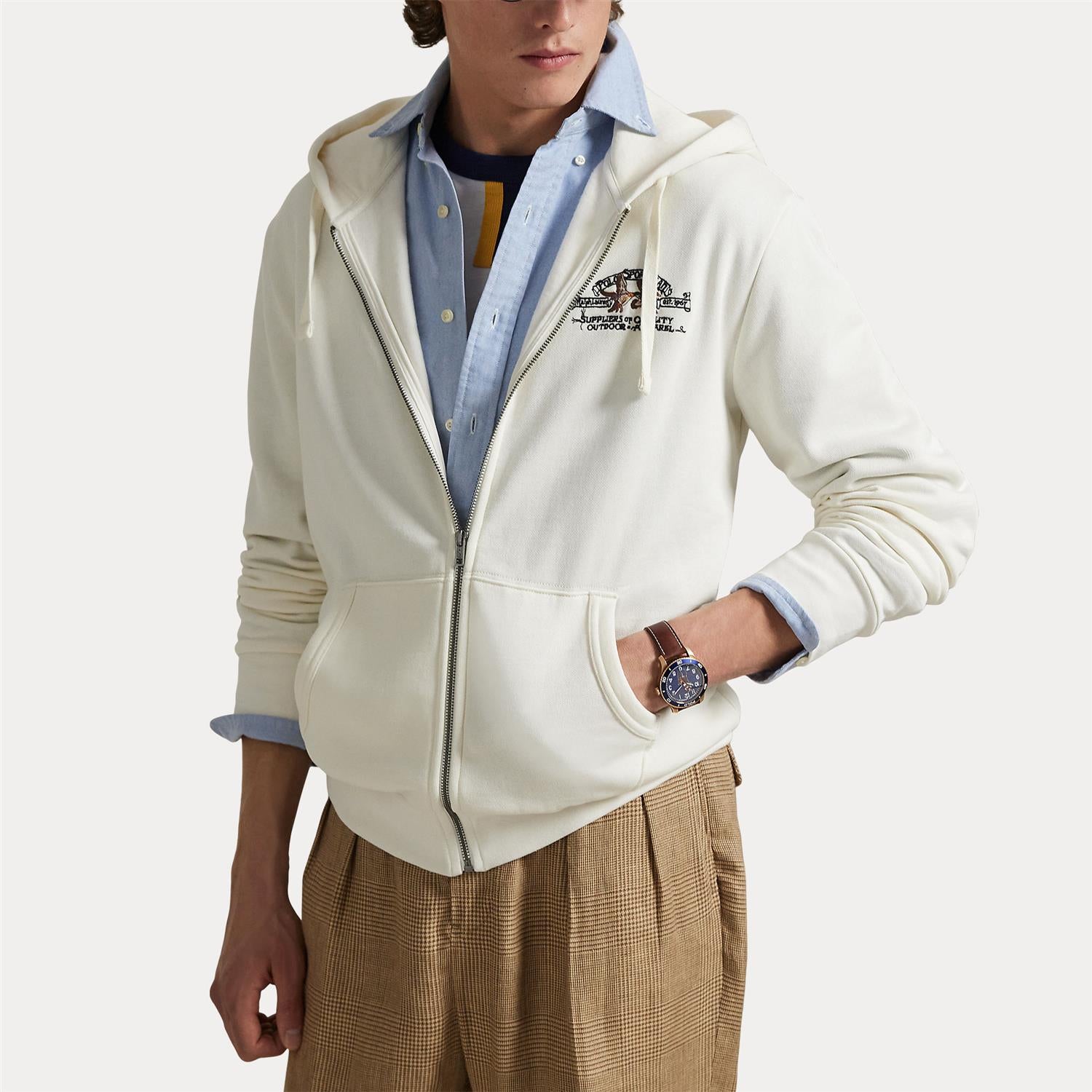 Hettejakke - Polo Sportsman Fleece Full-Zip Hoodie Nevis