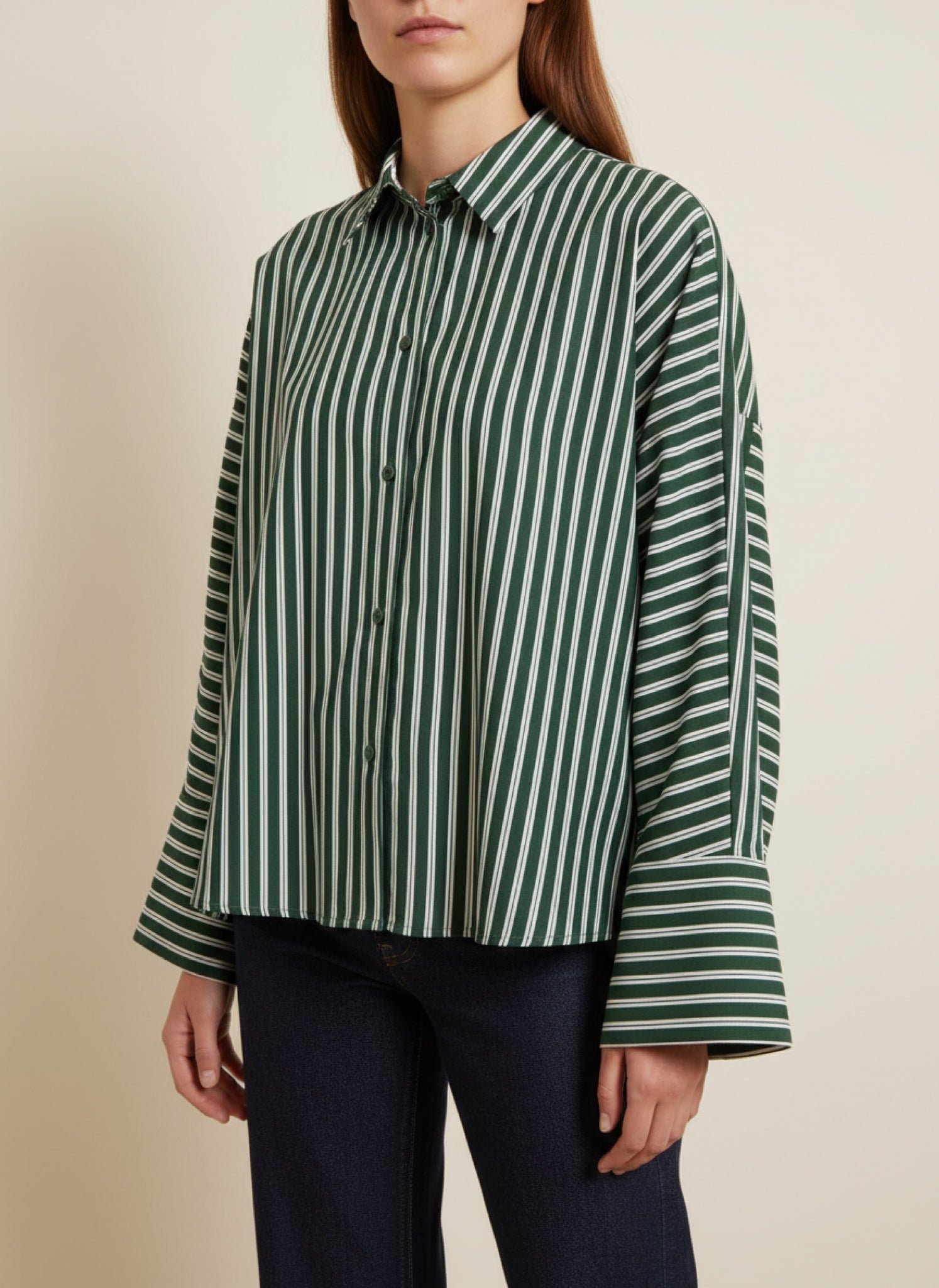 Skjorte - Atari Shirt Green Stripe