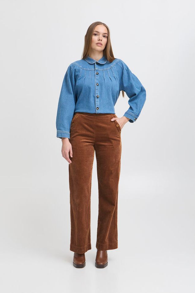 Kordbukse Irtwin Pants Cacao Nibs Brown