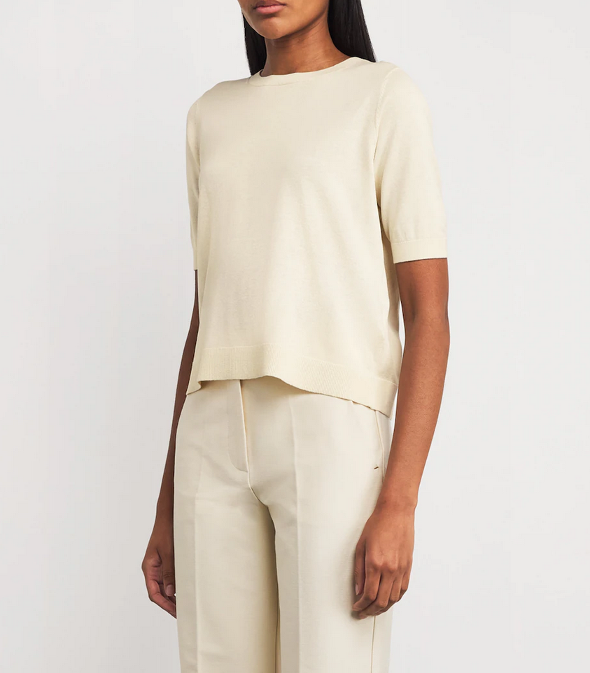 Genser - Musette Silk Cotton Sweater Ivory