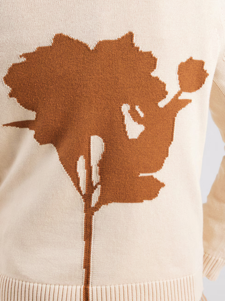 Genser - Gaia Roundneck Sweater Ivory