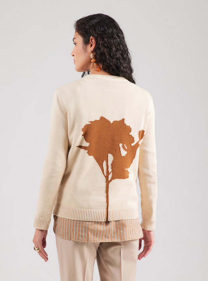 Genser - Gaia Roundneck Sweater Ivory