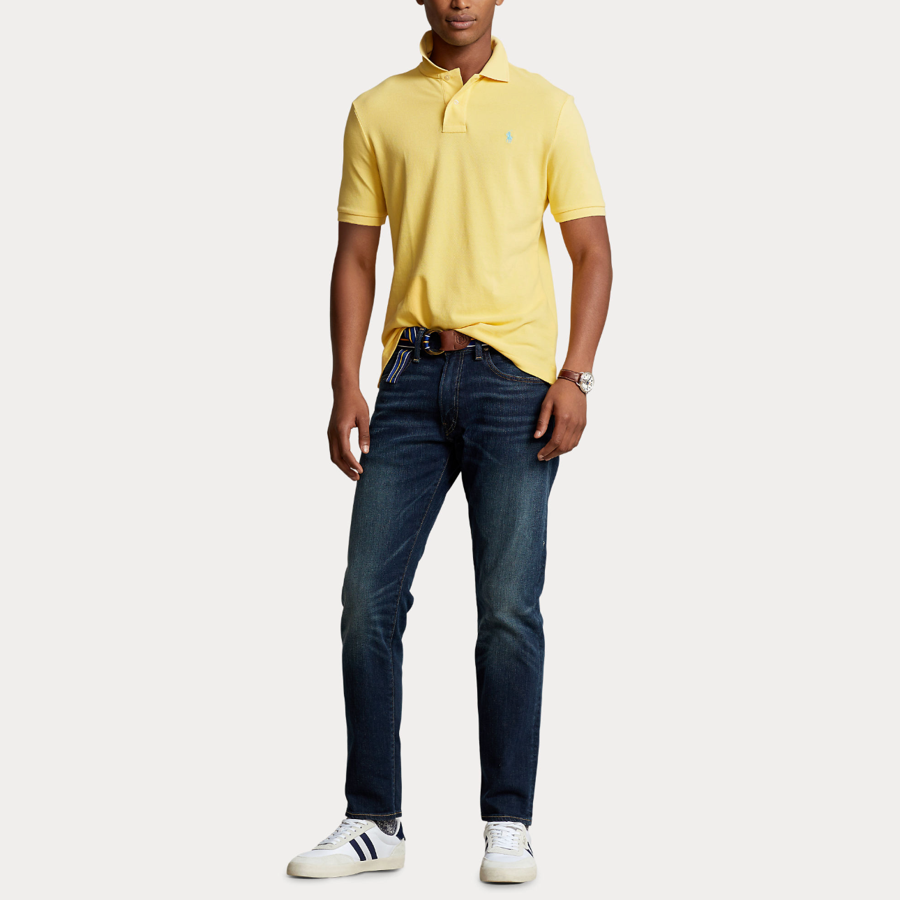Pique - The Iconic Mesh Polo Shirt Corn Yellow