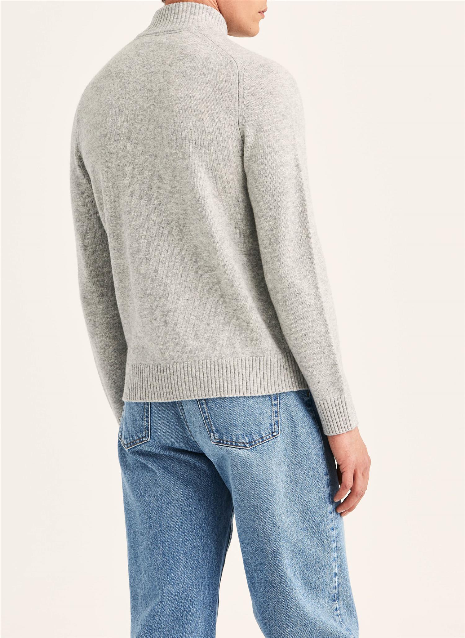 Genser - New Hertford Half Zip Grey