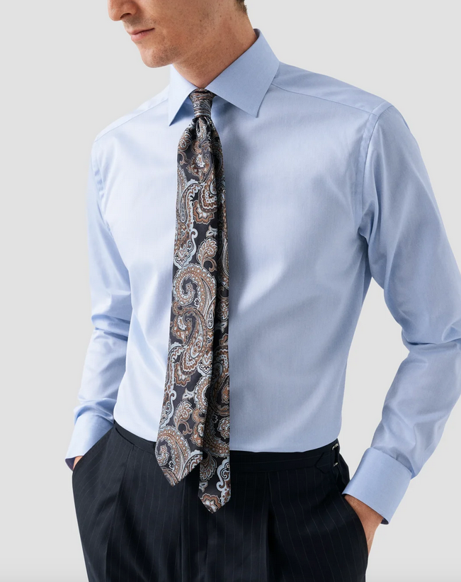 Skjorte - Light Blue Signature Twill Slim Fit