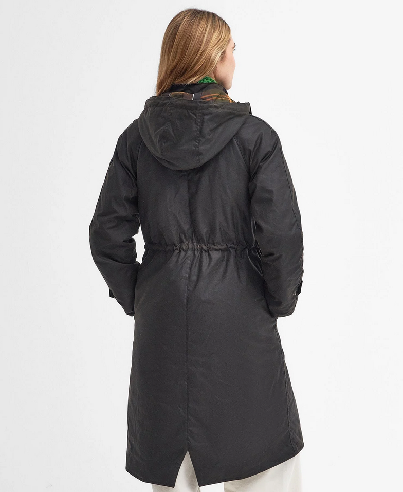 Oilskin Jakke - Long Cannich Wax Jacket Olive