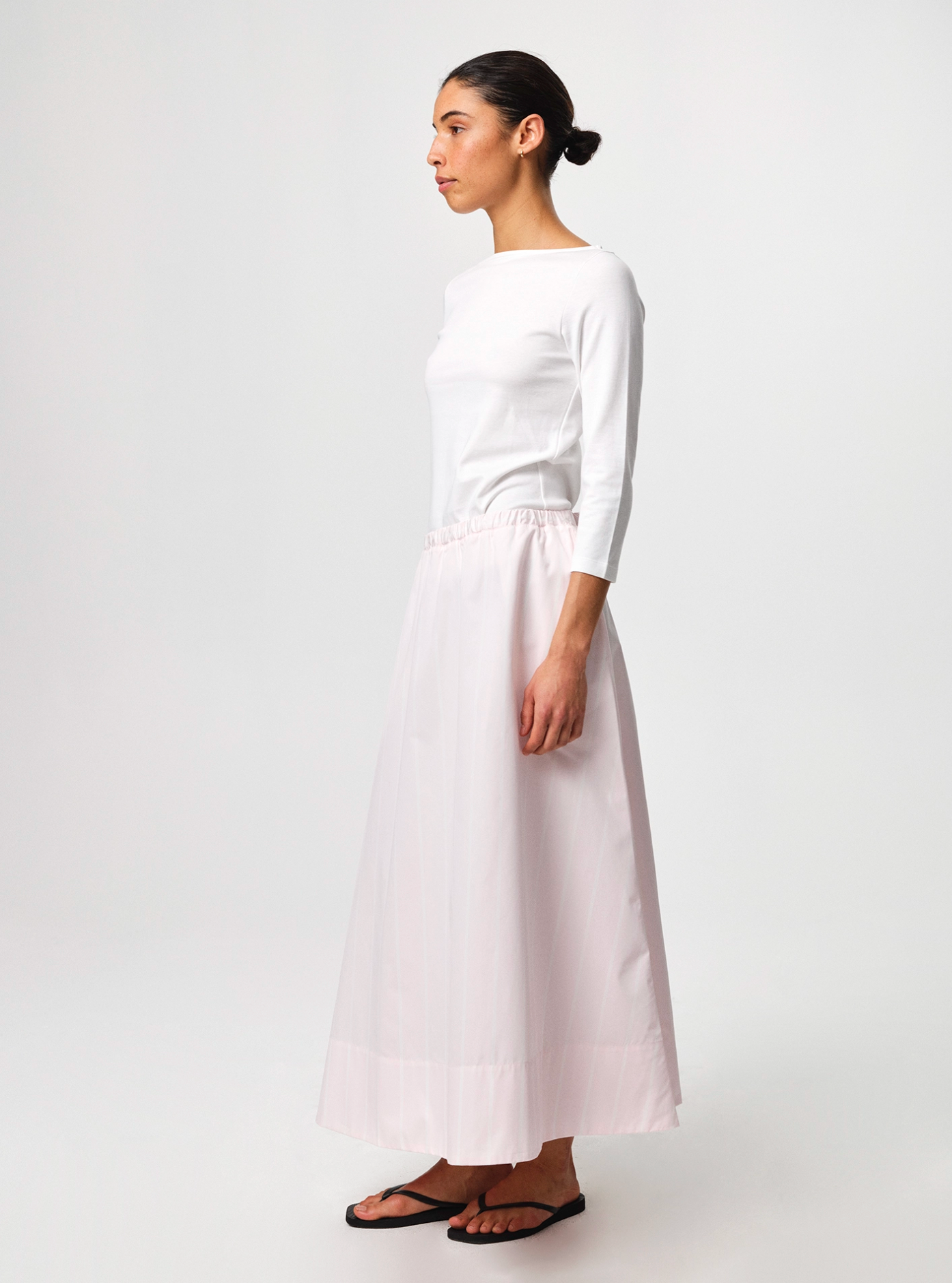 T Skjorte - Nina Half Sleeve White