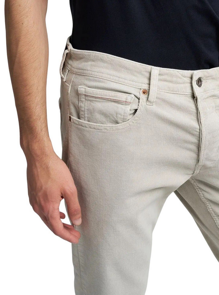 Bukse - Grover Straight Fit Corduroy Moon Grey