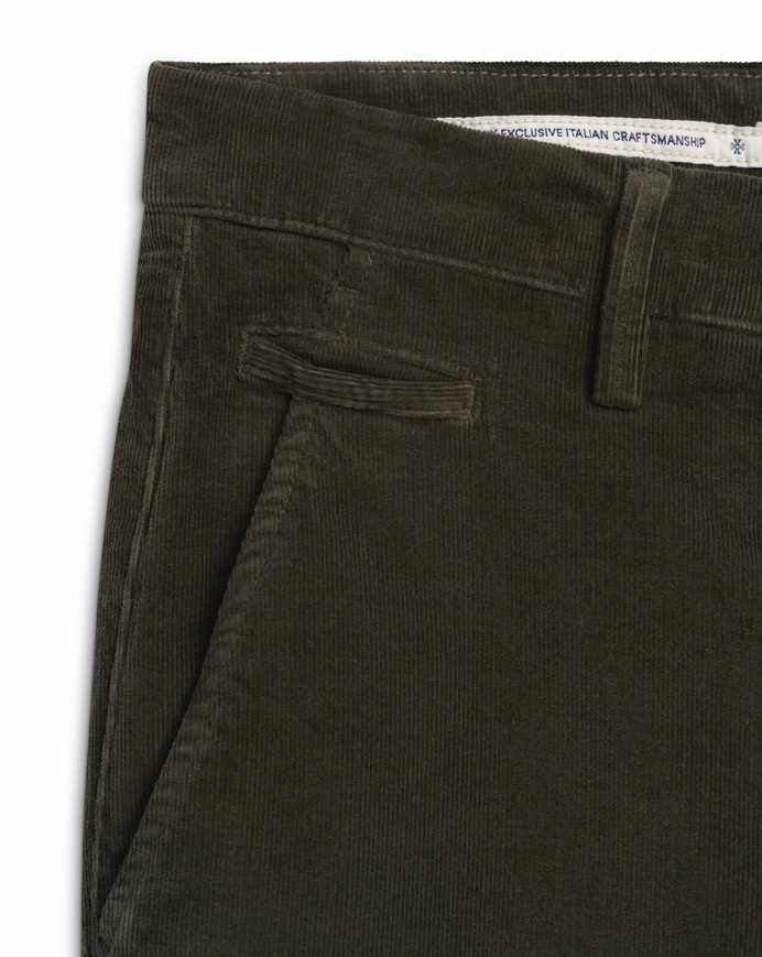 Kordbukse - Bobby Chino Velvet Corduroy Green
