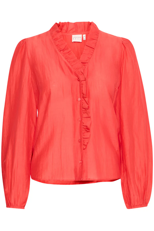 Bluse - Irthora SH Poinsettia