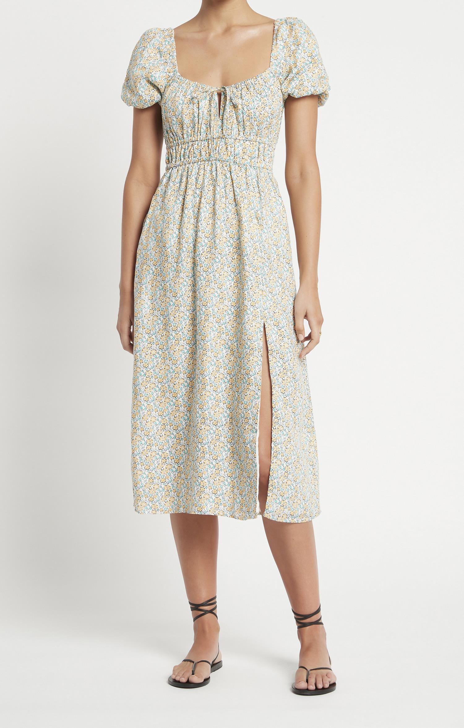 Kjole - Terina Midi Dress Sabinosa Floral Print