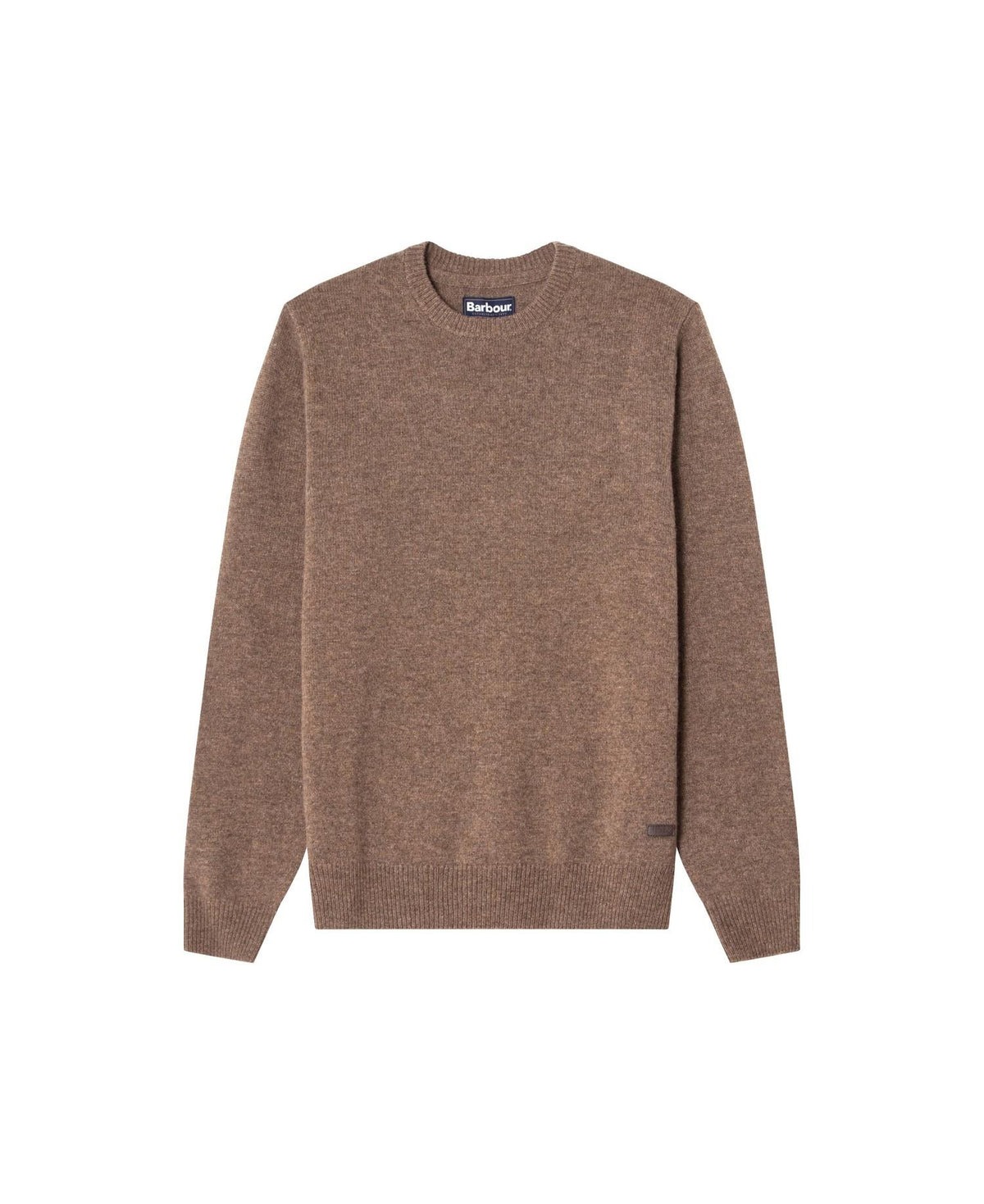 Genser - Essential Patch Crew Neck Sweater Washed Stoned