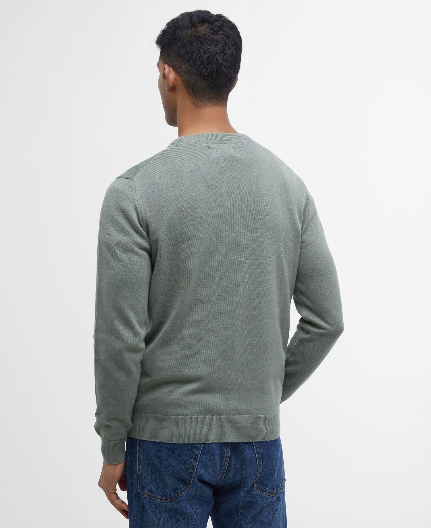 Genser - Pima Cotton Crew Neck Agave Green
