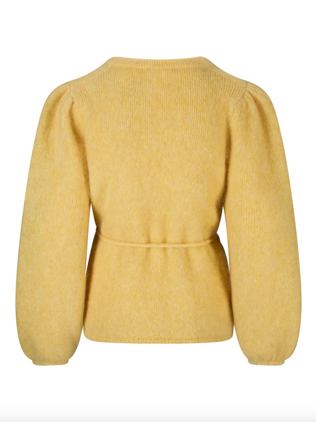 Cardigan - Fredrikke Chunky Cardigan Yellow