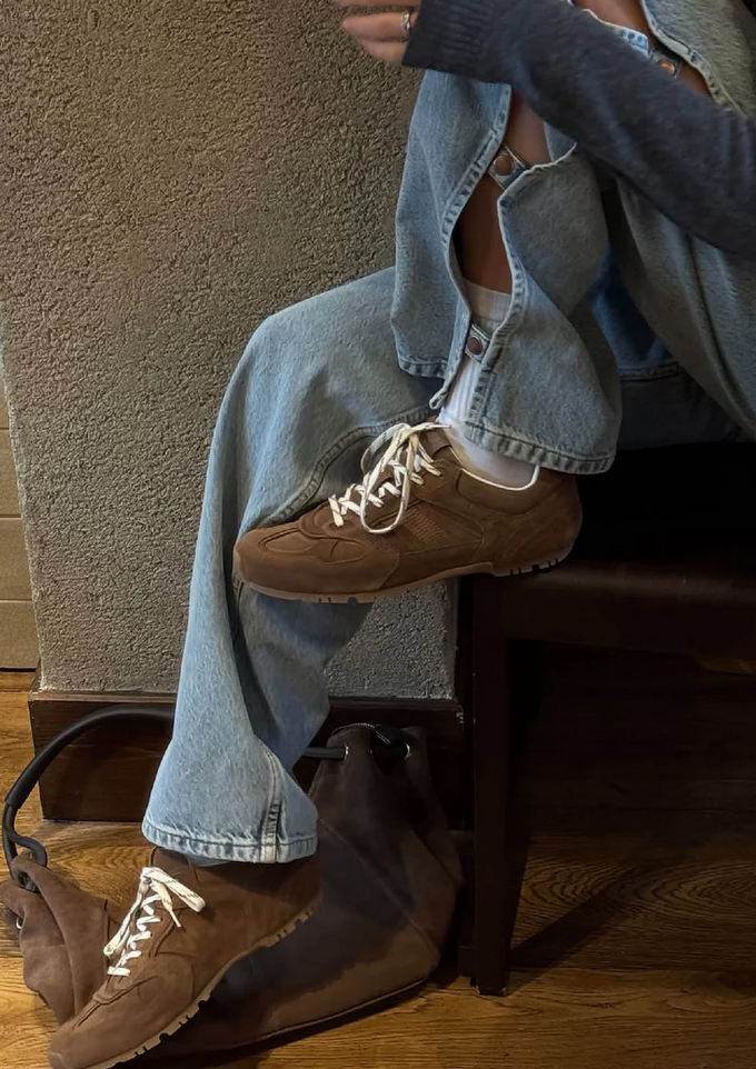 Sneakers - Tb.56 Suede Brown Leather Sneaker