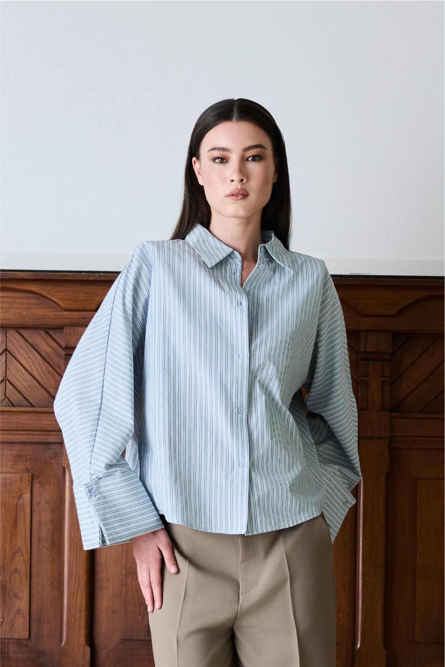 Skjorte - Atari Shirt Sky Stripe