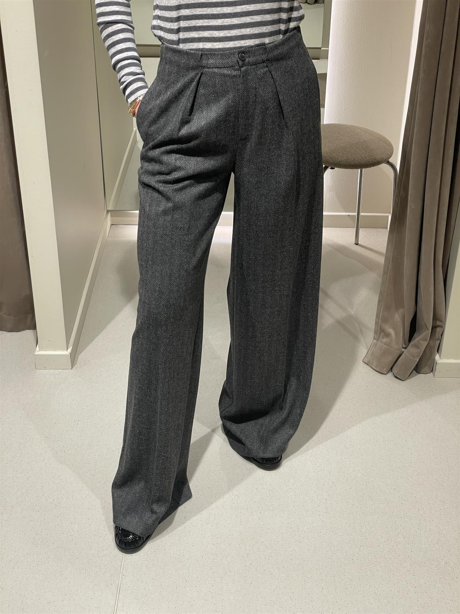 Bukse - Cali Black Jacquard