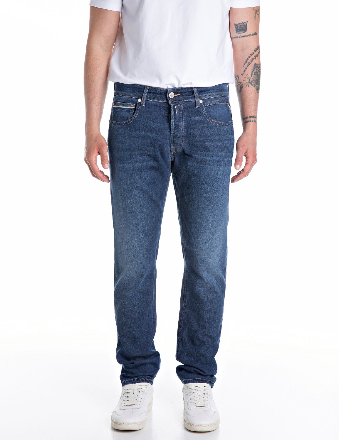 Jeans - Grover Straight Fit Dk Blue