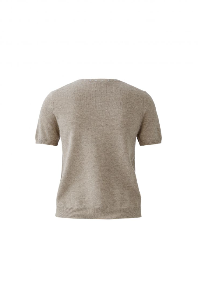 Genser - Jumper Short Sleeve Smokey Taupe
