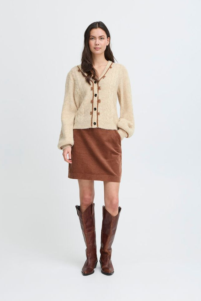 Cardigan - Irmemoir Cardigan Smoke Gray Melange