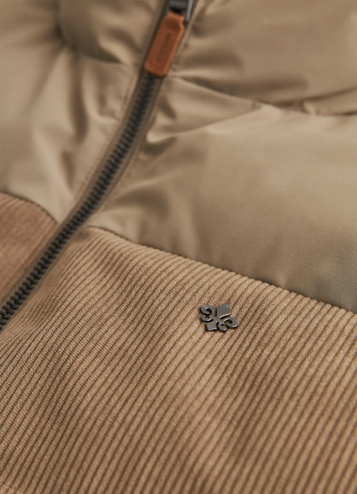 Vest - Catton Puffer Vest Khaki