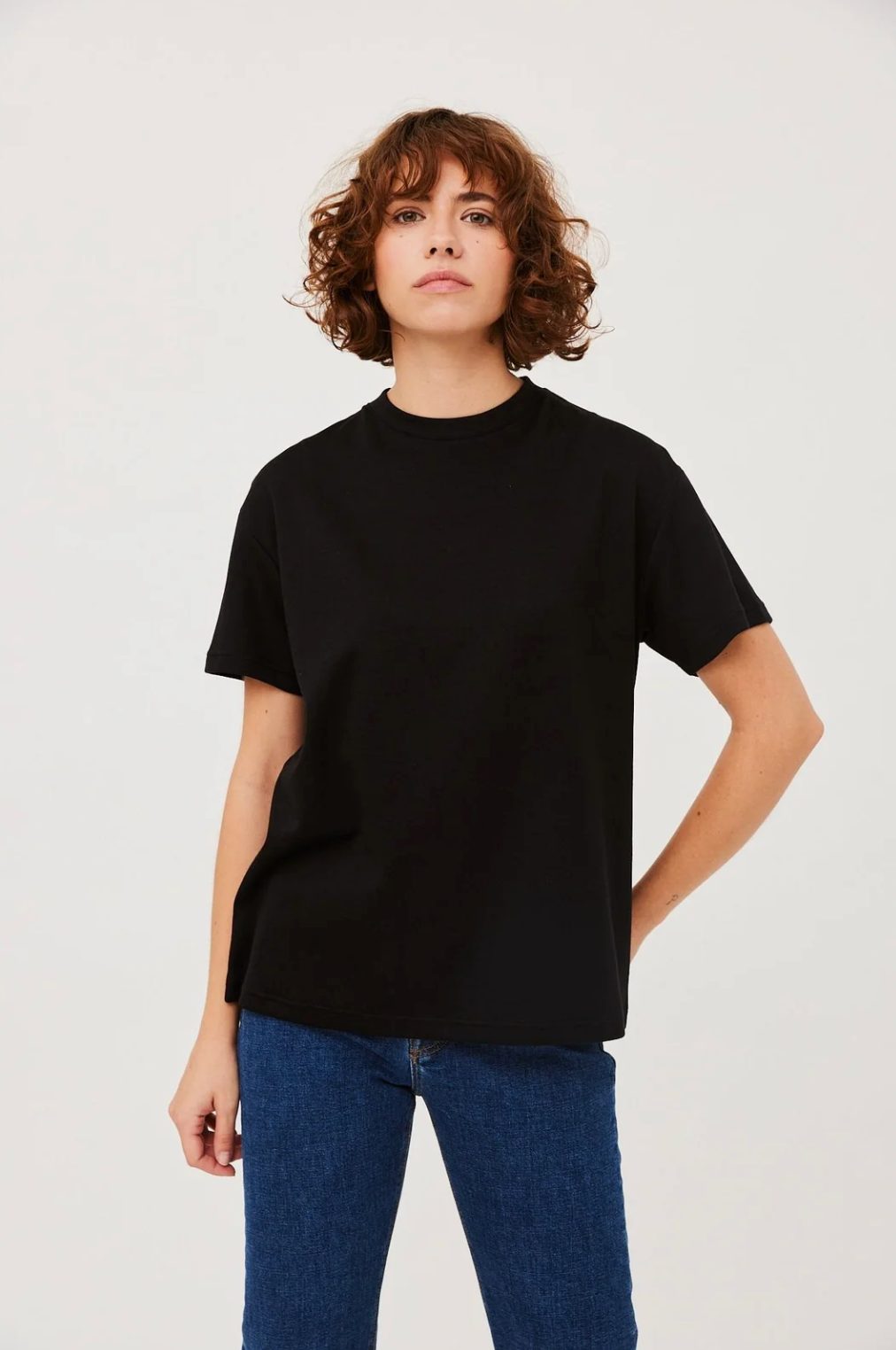 T skjorte - Alexa Boyfriend T-shirt Black