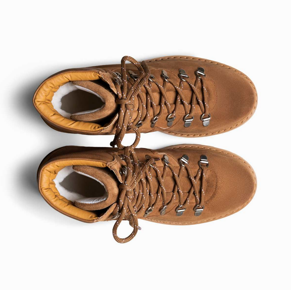 Boots - Hiking Suede Cognac Women