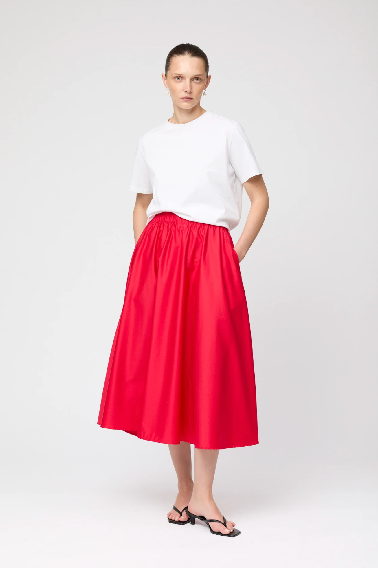Skjørt - Isabella Skirt Vivid Red