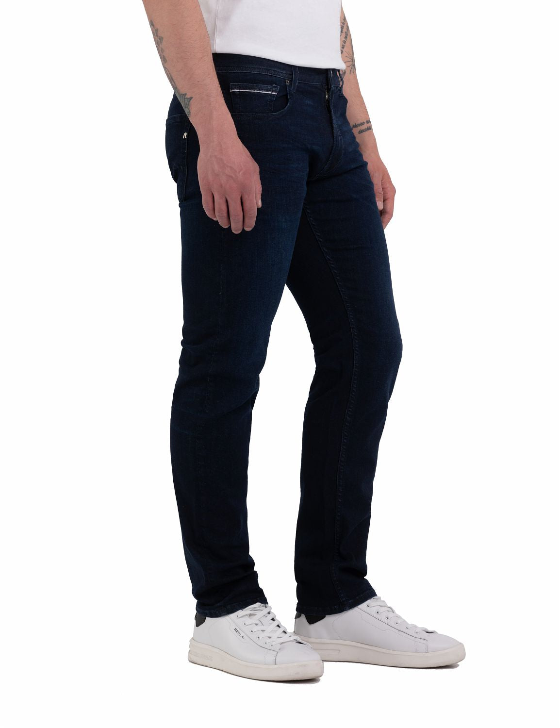 Jeans - Grover Straight Fit Jeans Mid Blue