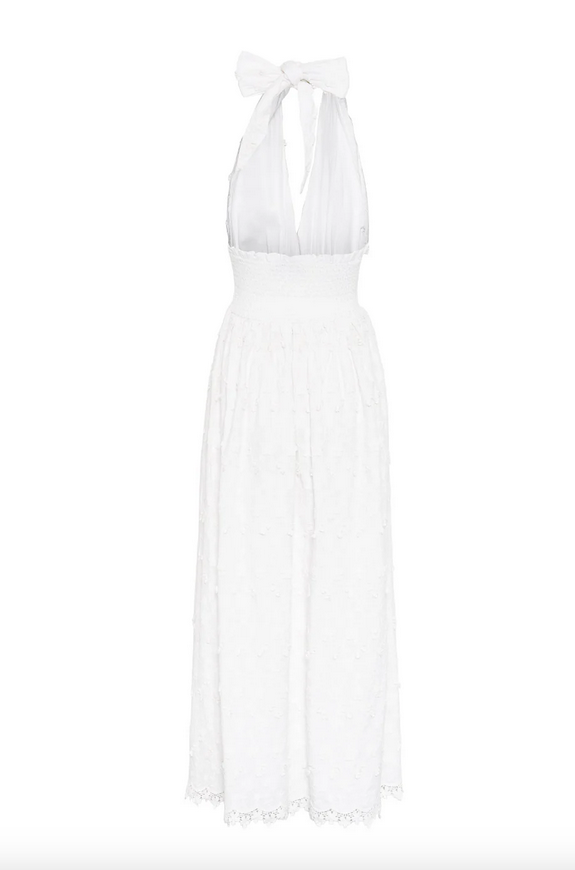 Kjole - Evelyn Maxi Dress White