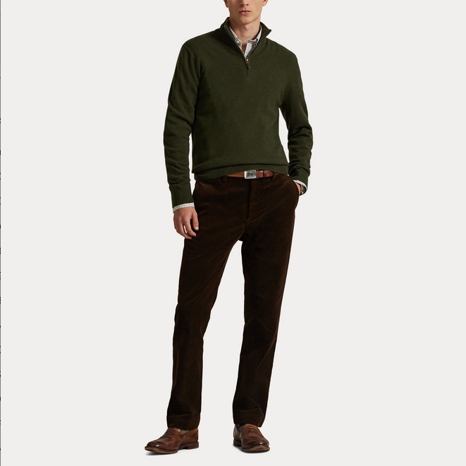 Kordbukse - Andover Slim Fit Stretch Corduroy Pant Cooper Brown