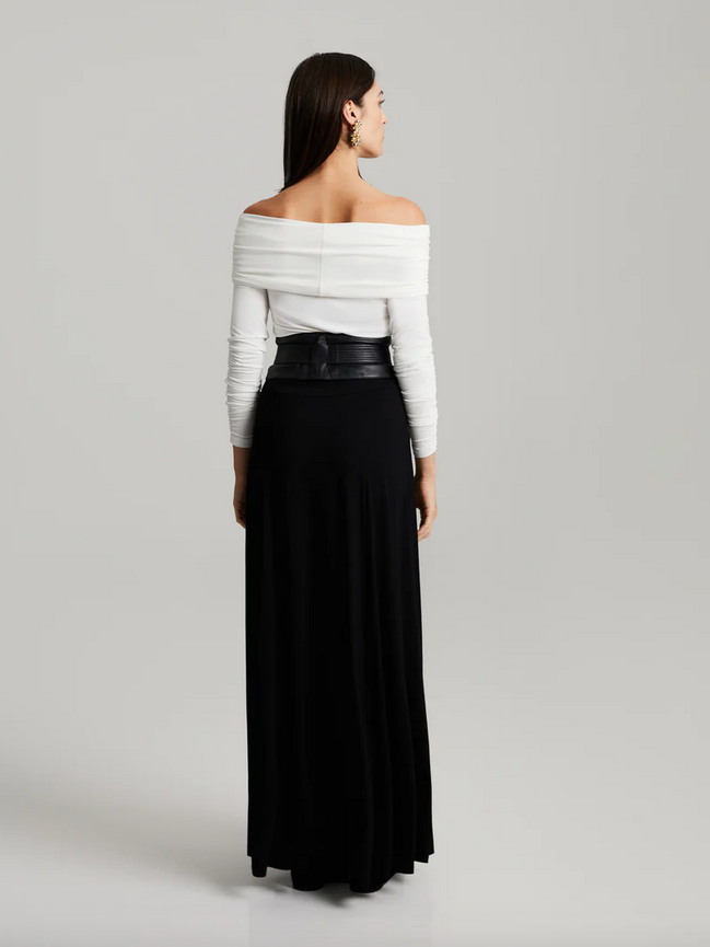 Topp - Gianella Off Shoulder Top Chalk White