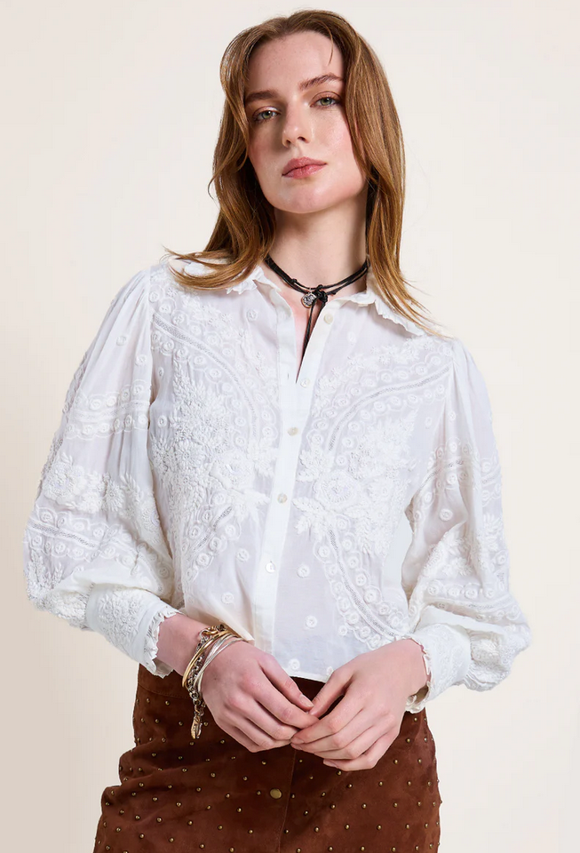 Bluse - Chetna Top Simply White