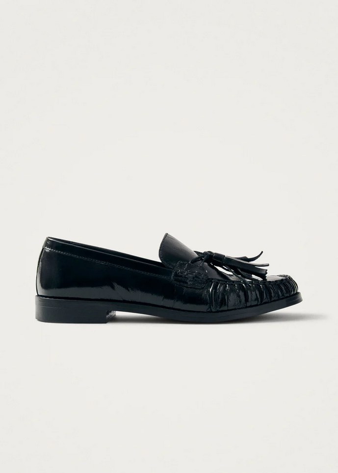 Loafers - Marietta Onix Black Leather Loafers
