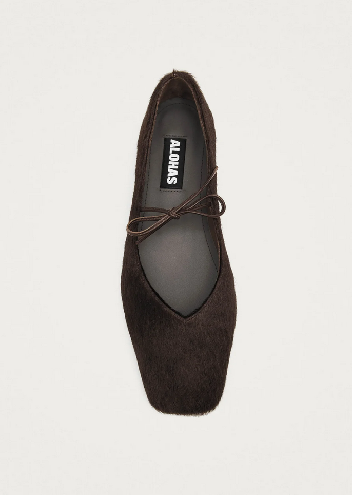 Ballerinasko - Sway Soft Brown Leather Ballet Flats