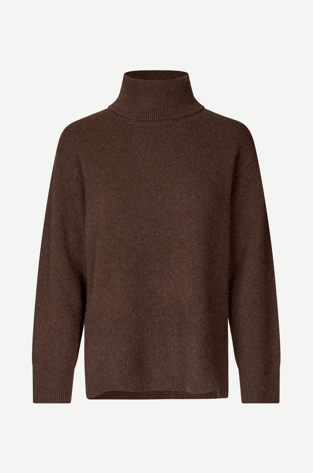 Genser - Samartina Turtleneck 15722 Black Coffee