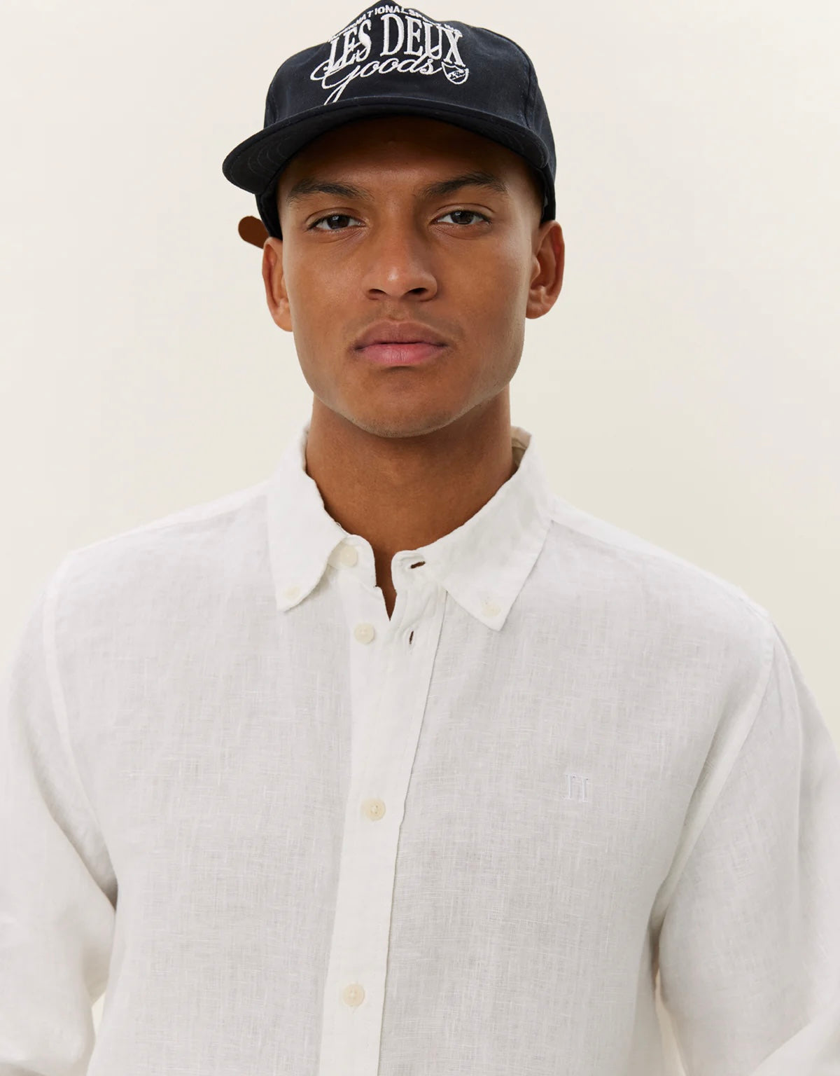 Linskjorte - Kristian Linen B.D Shirt White