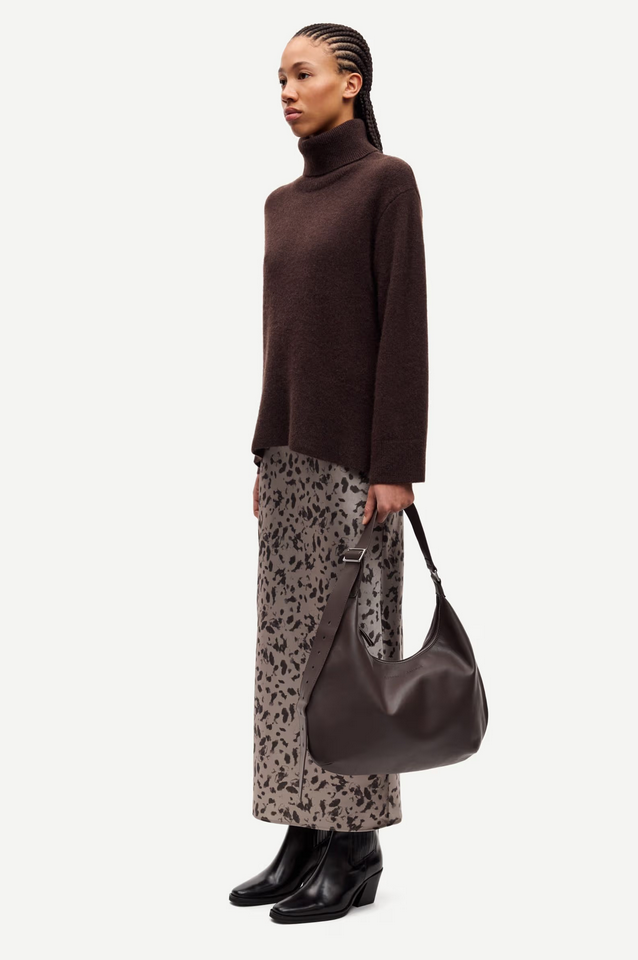 Genser - Samartina Turtleneck 15722 Black Coffee