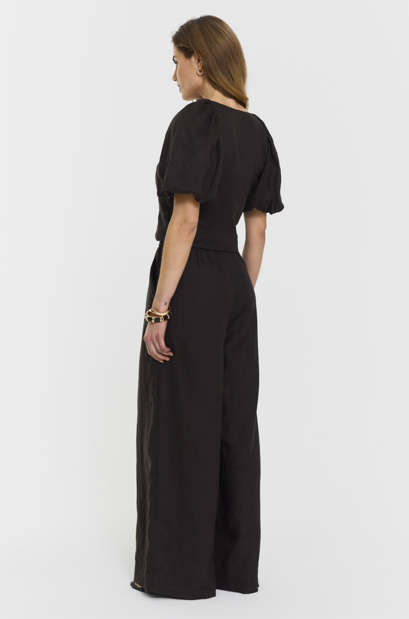 Linbukse - Aprilia Linen Trousers Coffee