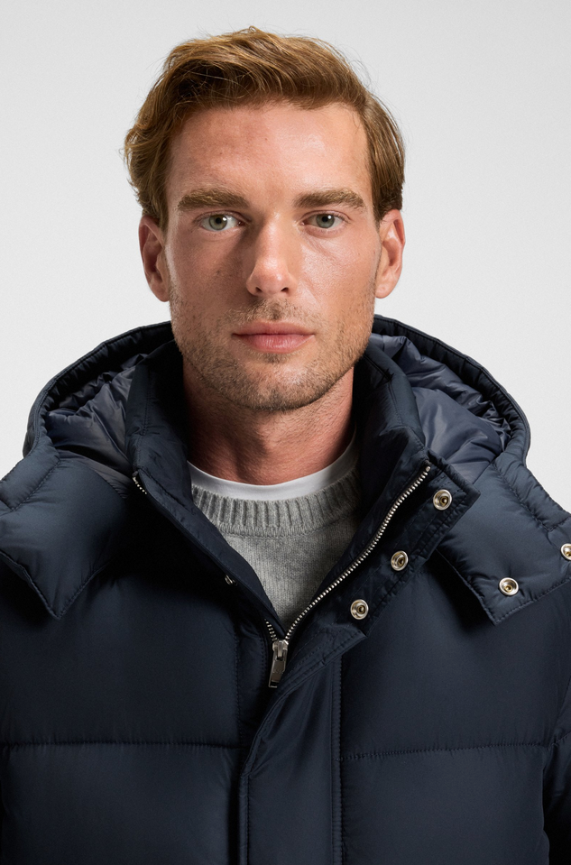Jakke - Water-Repellent Jacket Logo Badge Dark Blue