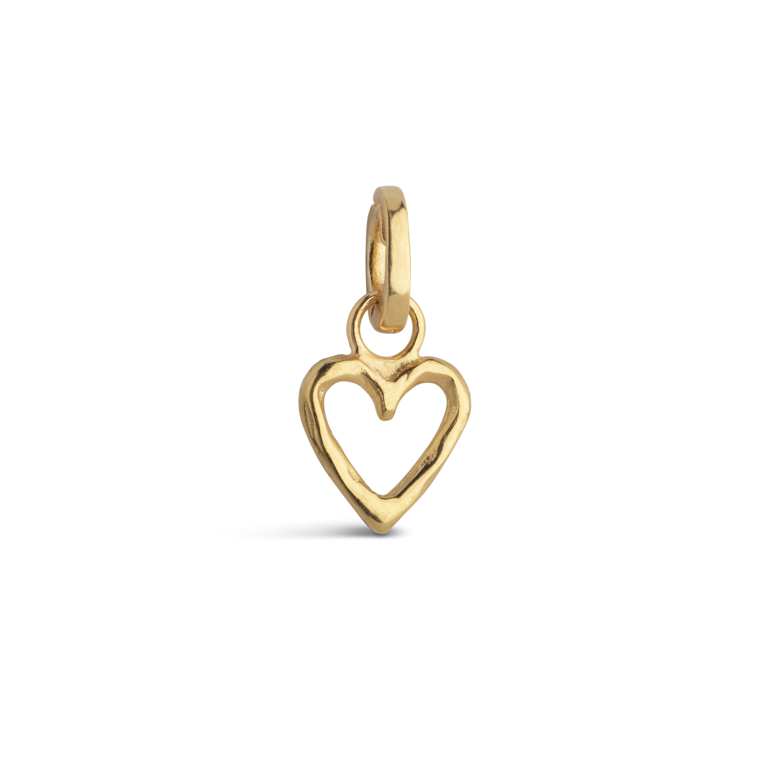 Anheng - Organic Heart Charm Gold