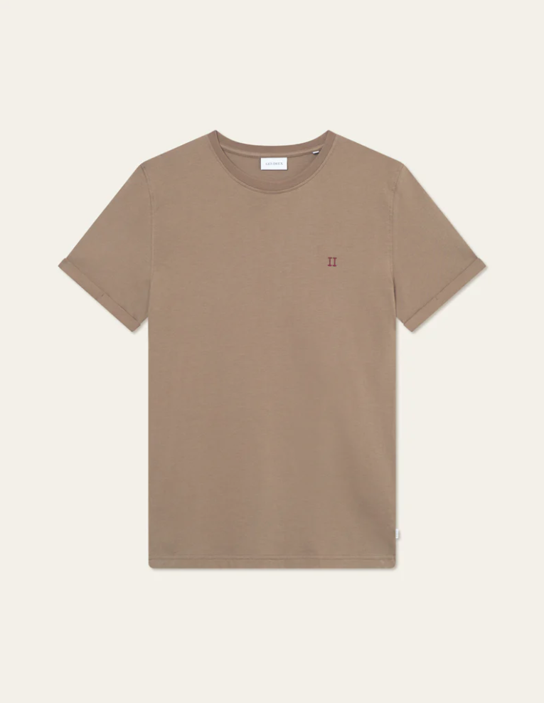 T-Skjorte - Nørregaard Contrast T-Shirt Teak Brown