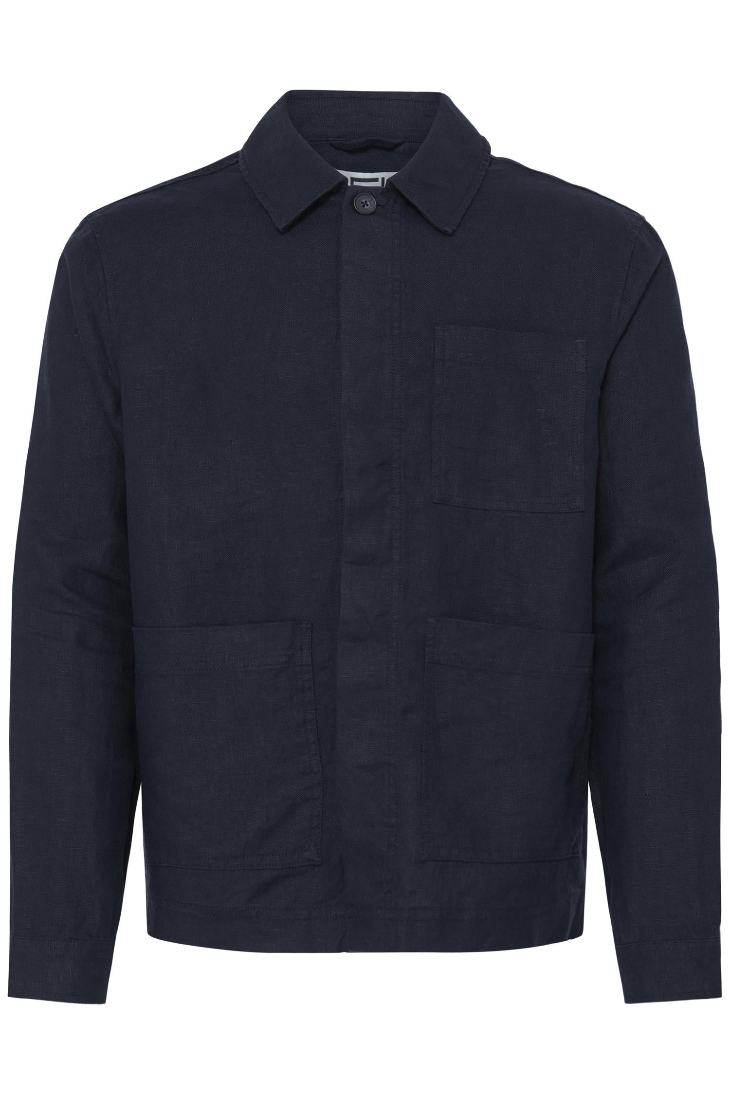 Skjortejakke - CF Evensen Linen Jacket Blue