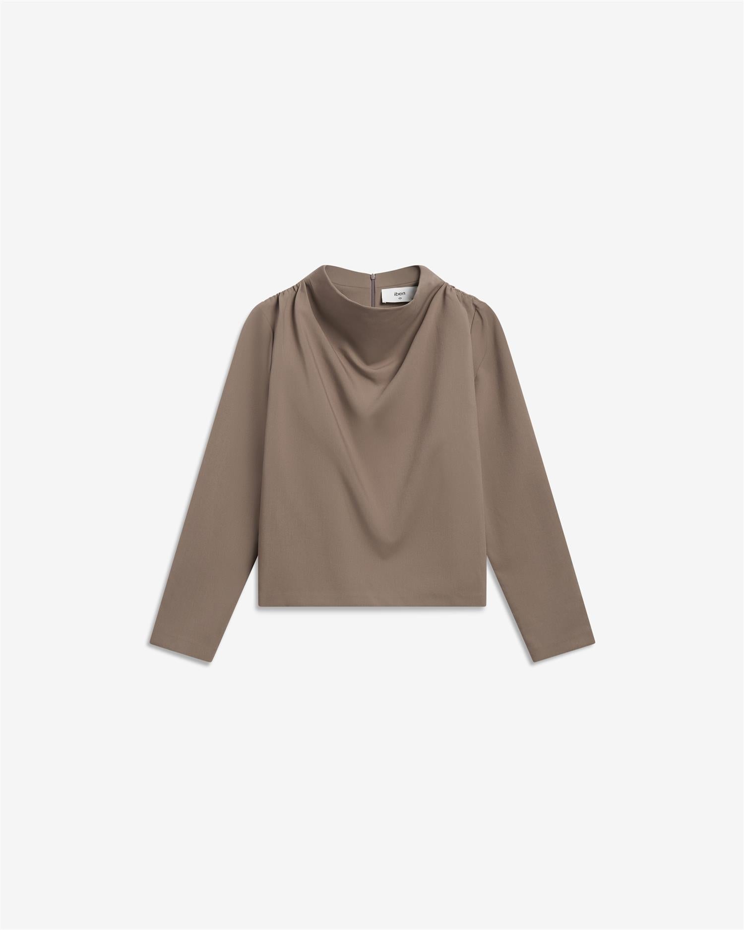 Topp - Beverly Top Taupe Grey