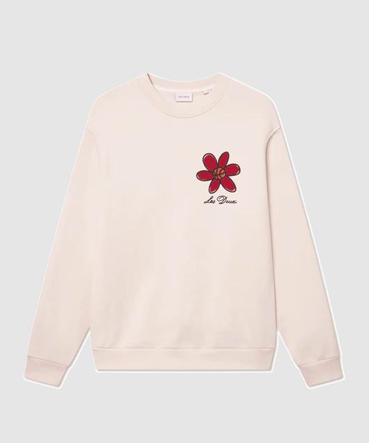 Genser - Flower Basket Sweatshirt Ivory