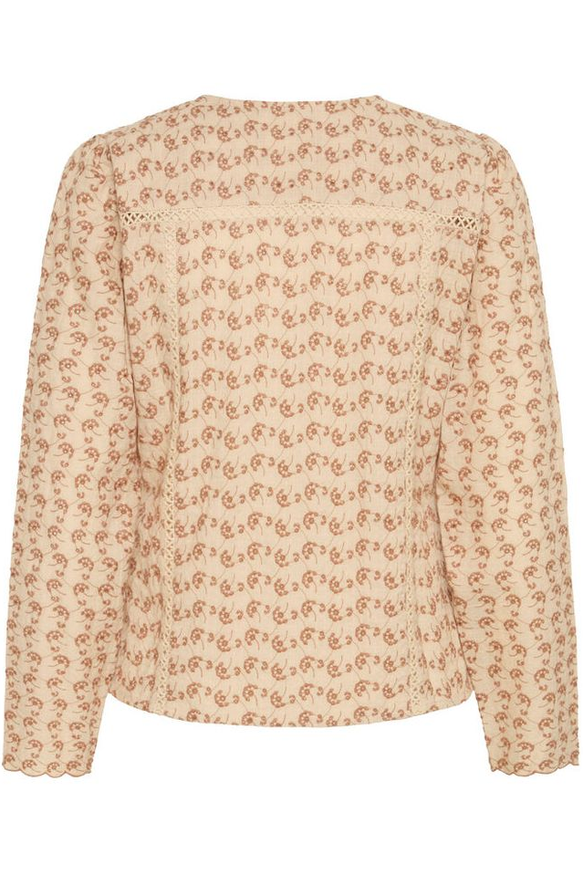 Bluse - Irolive Blouse Smoke Grey Natural