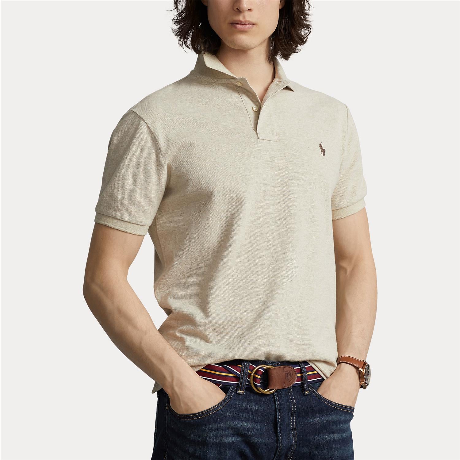 Pique - The Iconic Mesh Polo Shirt Expedition Dune